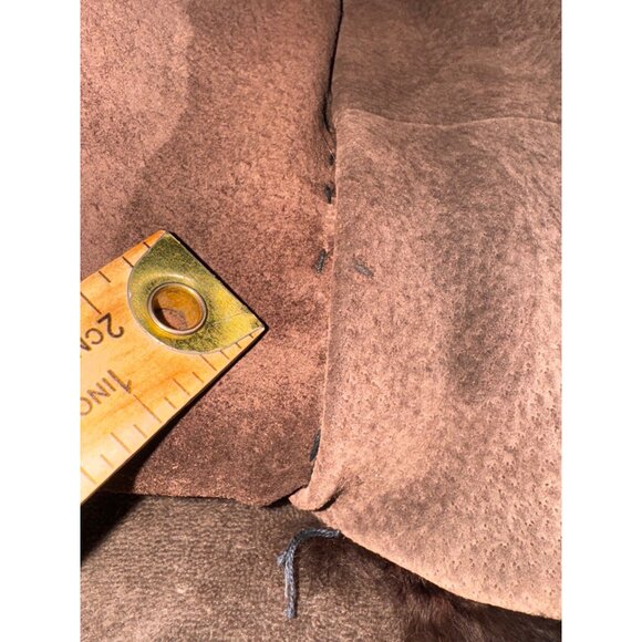 Vintage Russian Aviator Hat With Fur Trim & Quilted Lining - Picture 10 of 13